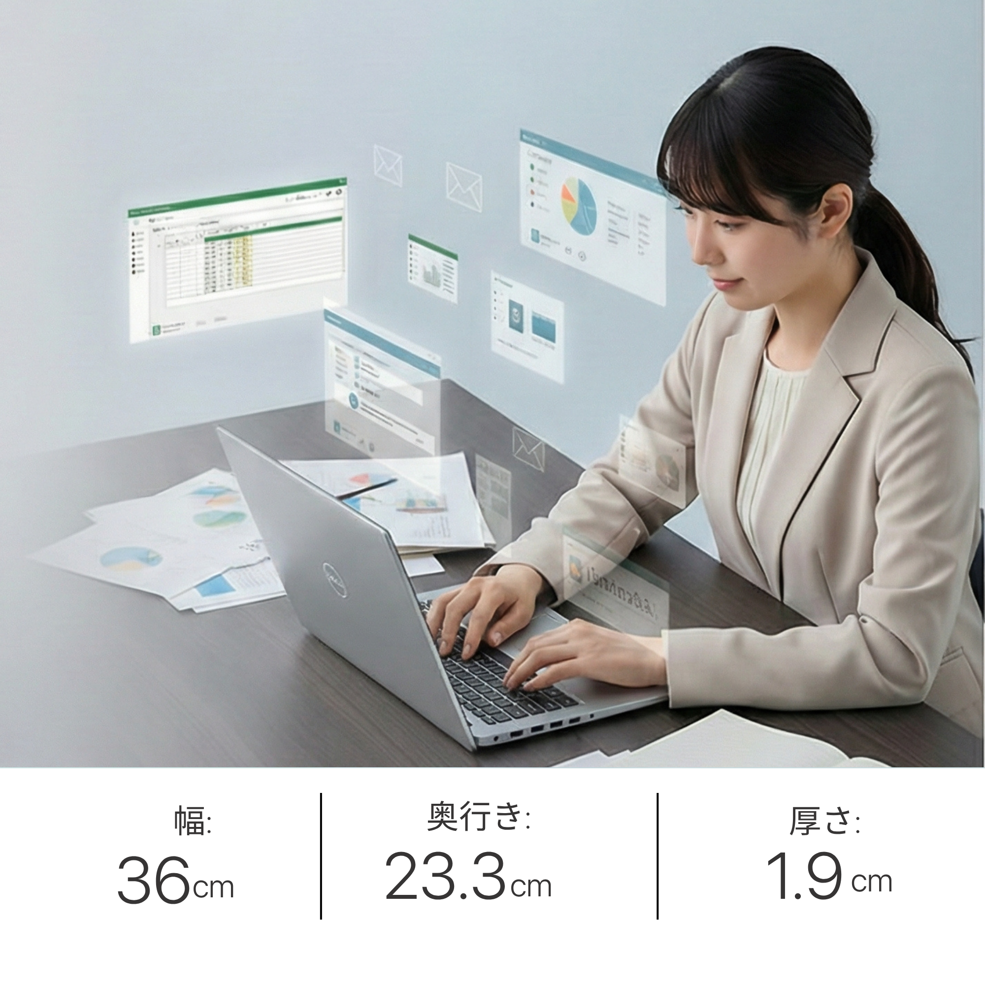 Dell Precision 3560, i7-1185G7, メモリ32GB, SSD 512GB, 15.6インチ, 1920x1080 FULL HD, Wi-Fi, Bluetooth, カメラ, カメラシャッター付き, キーボードバックライト, 1.9 kg, Windows 11 Pro, Microsoft Office 2019 H&B (整備済み品)