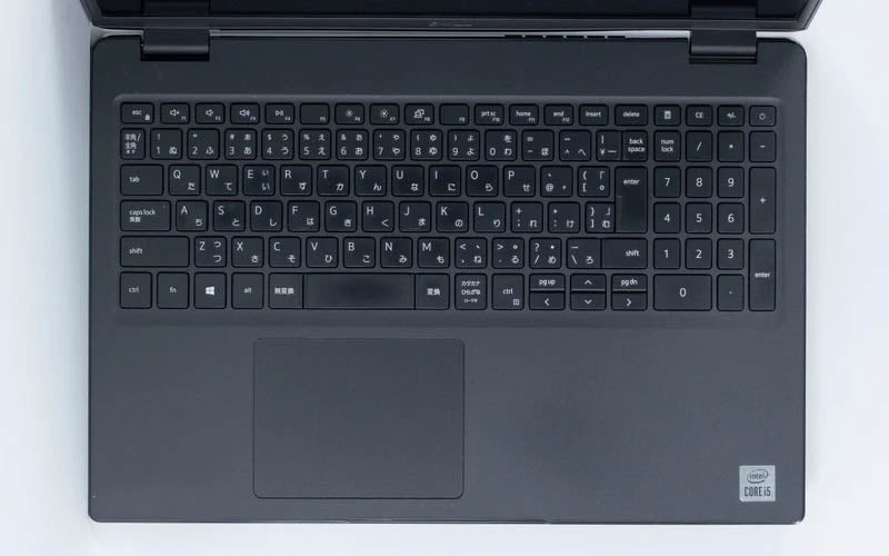 DELL Latitude 3510は、日本語キーボードと日本語タッチパッドを搭載しています。