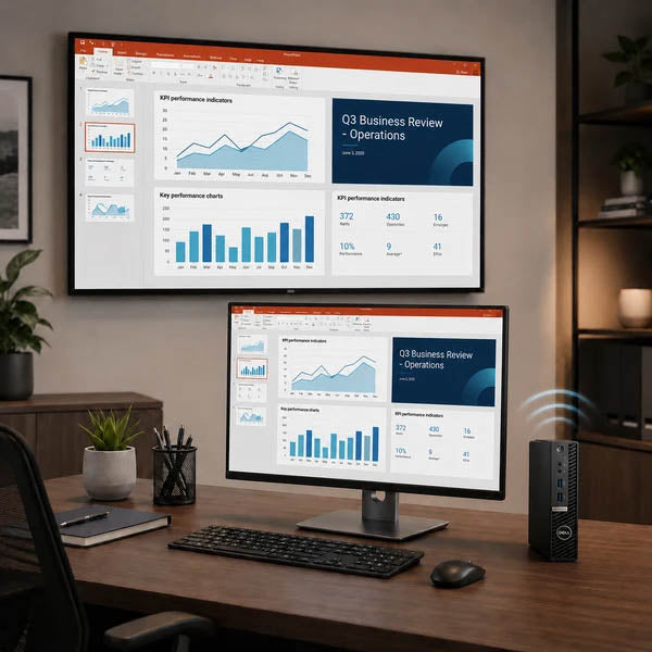 DELL Optiplex 3080 Micro 画面ミラーリング機能