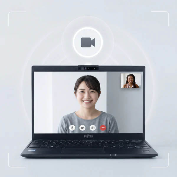 Fujitsu LIFEBOOK U9310 - Webカメラ搭載・高画質なビデオ通話に対応