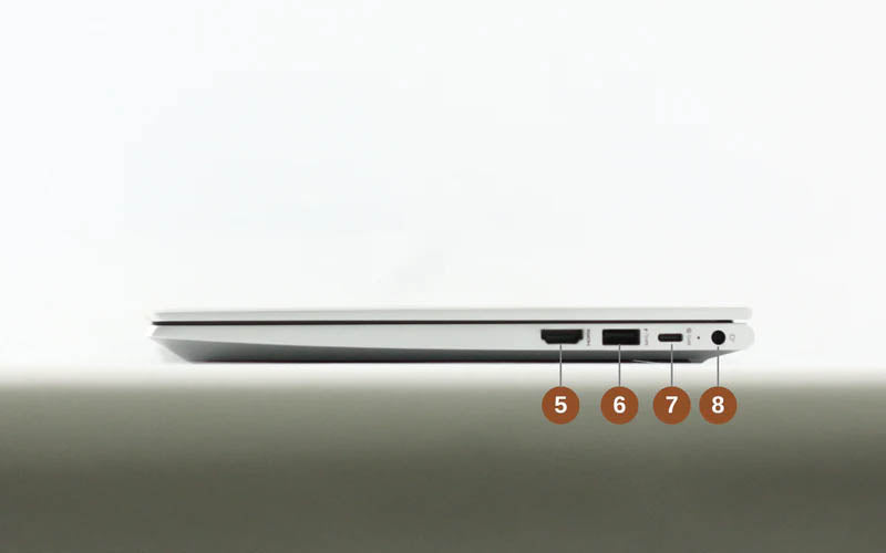 HP ProBook 430 G8 - 本体右側面の接続ポート・インターフェース