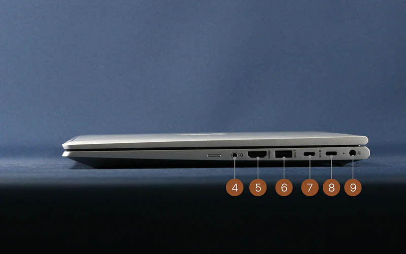 HP ProBook 450 G10 - 本体右側面の接続ポート・インターフェース