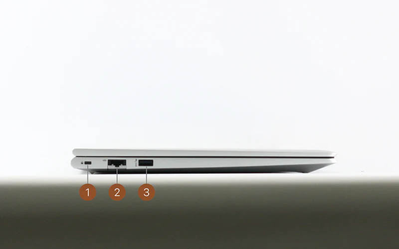 HP ProBook 450 G8 - 本体左側面の接続ポート・インターフェース