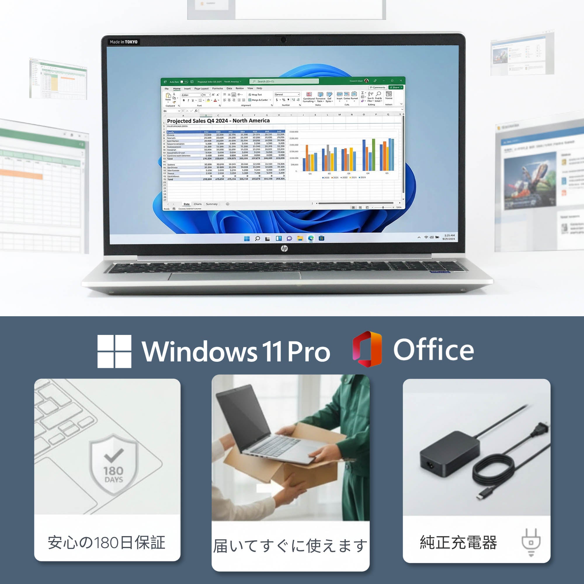 HP ProBook 450 G8 - Windows 11 Pro / Office搭載・安心保証付き