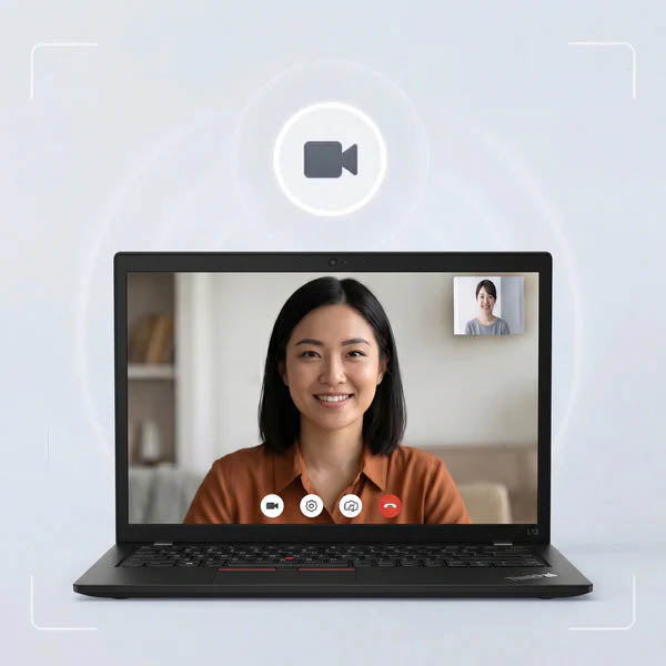 Lenovo Thinkpad L13 Gen 3 - Webカメラ搭載・高画質なビデオ通話に対応