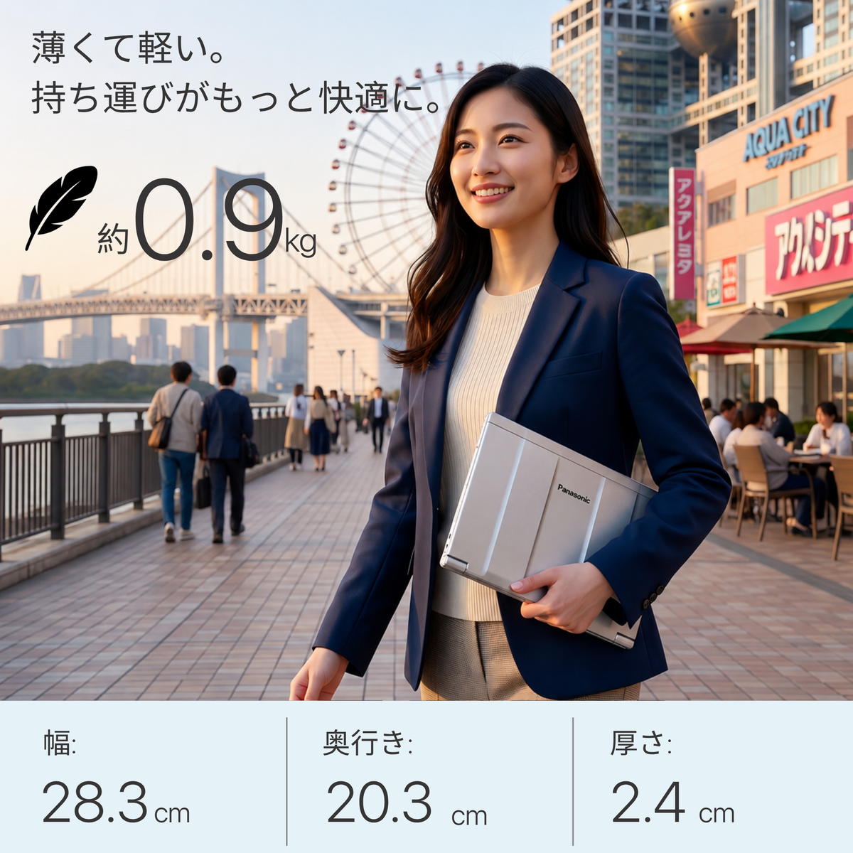Panasonic Let's Note CF-SV9 DVD 、i7-10710U 、メモリー16GB、256GB SSD、WUXGA ・ 1920x1200  12.1インチ DISPLAY、Wi-Fi、Bluetooth、カメラ IR Windows Hello、0.9kg、Windows 11 Pro、Office 2019 H&B (Copy)