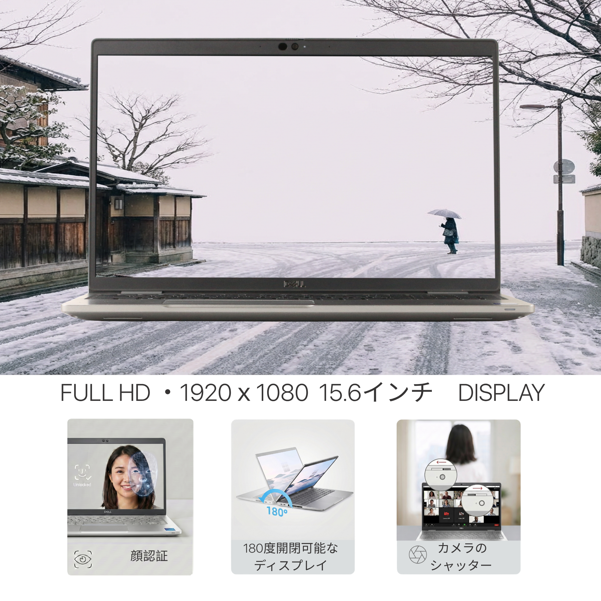 Dell Precision 3560, i7-1185G7, メモリ32GB, SSD 512GB, 15.6インチ, 1920x1080 FULL HD, Wi-Fi, Bluetooth, カメラ, カメラシャッター付き, キーボードバックライト, 1.9 kg, Windows 11 Pro, Microsoft Office 2019 H&B (整備済み品)