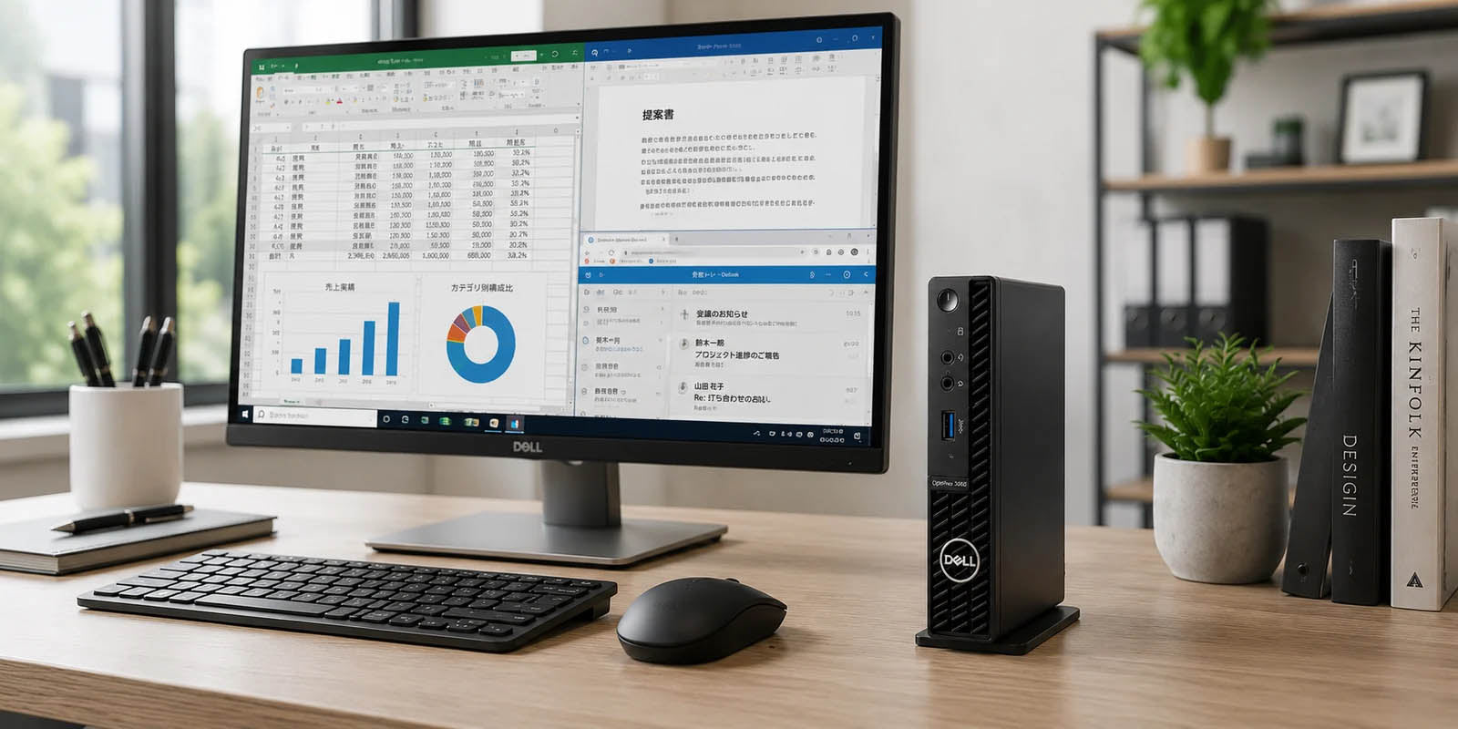 美品　即利用可Dell OptiPlex 3080 Micro デスクトップPC Dell OptiPlex 3080 Micro、i5第10世代、メモリー16GB、256GB SSD、Wi