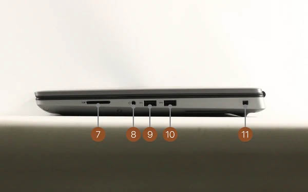 DELL Precision 7560 - 本体右側面の接続ポート・インターフェース
