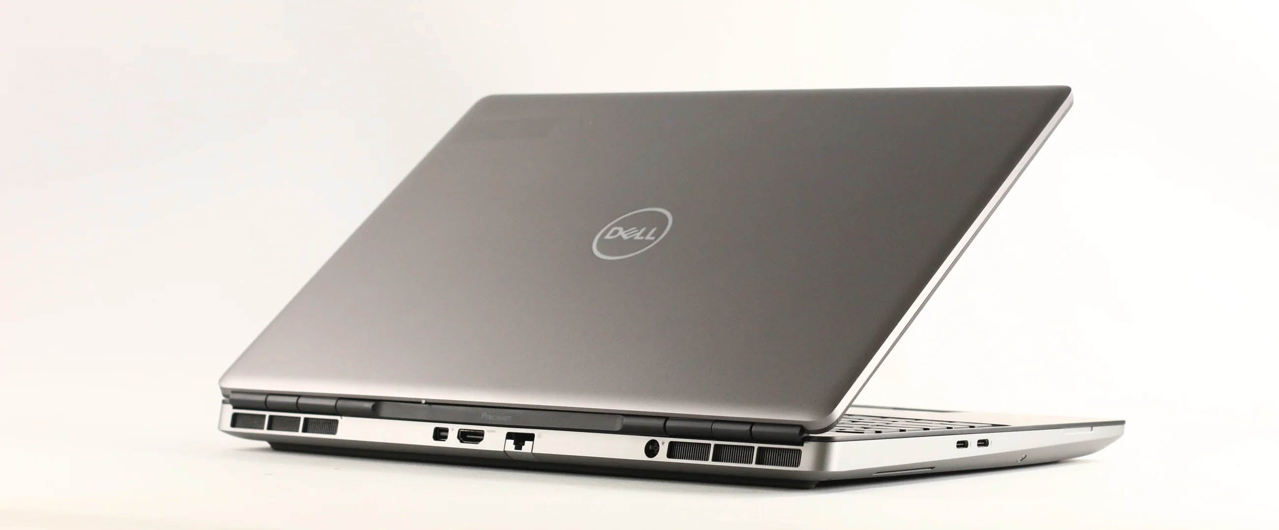 DELL Precision 7560 - スタイリッシュな天板デザインと象徴的なロゴマーク