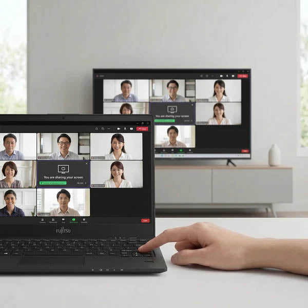 Fujitsu LIFEBOOK U9310 画面ミラーリング機能