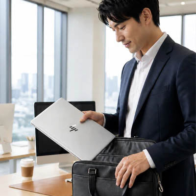 HP EliteBook 630 G10 - 究極の薄型ボディでバッグやリュックにすっきり収納できる軽量デザイン