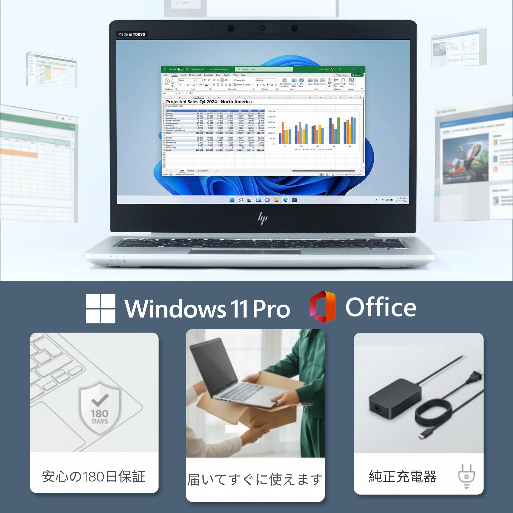 HP EliteBook 830 G6 - Windows 11 Pro / Office搭載・安心保証付き