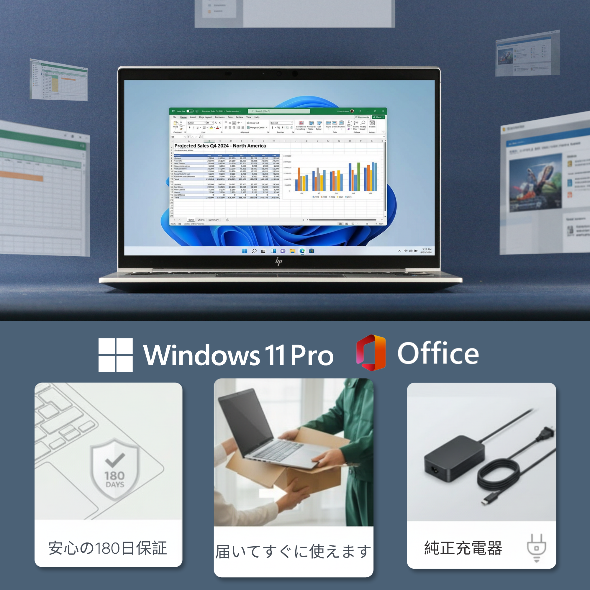 HP EliteBook 830 G8 - Windows 11 Pro / Office搭載・安心保証付き