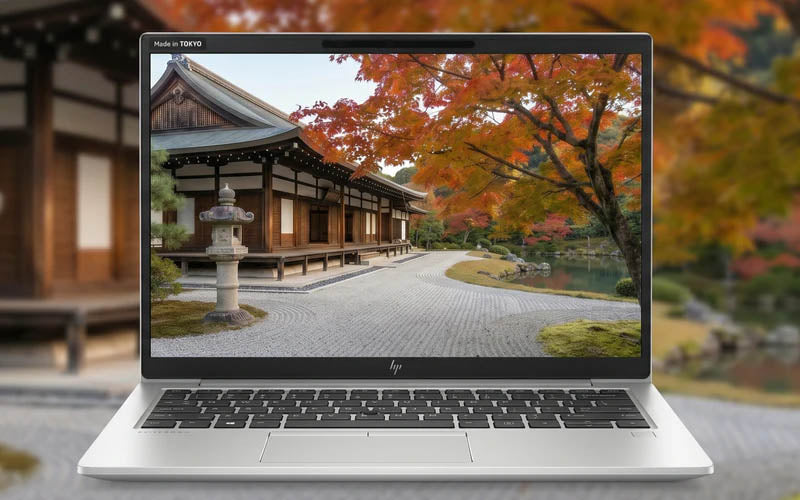 HP EliteBook 830 G9は、13.3インチのWUXGAアンチグレア液晶画面を搭載しています。
