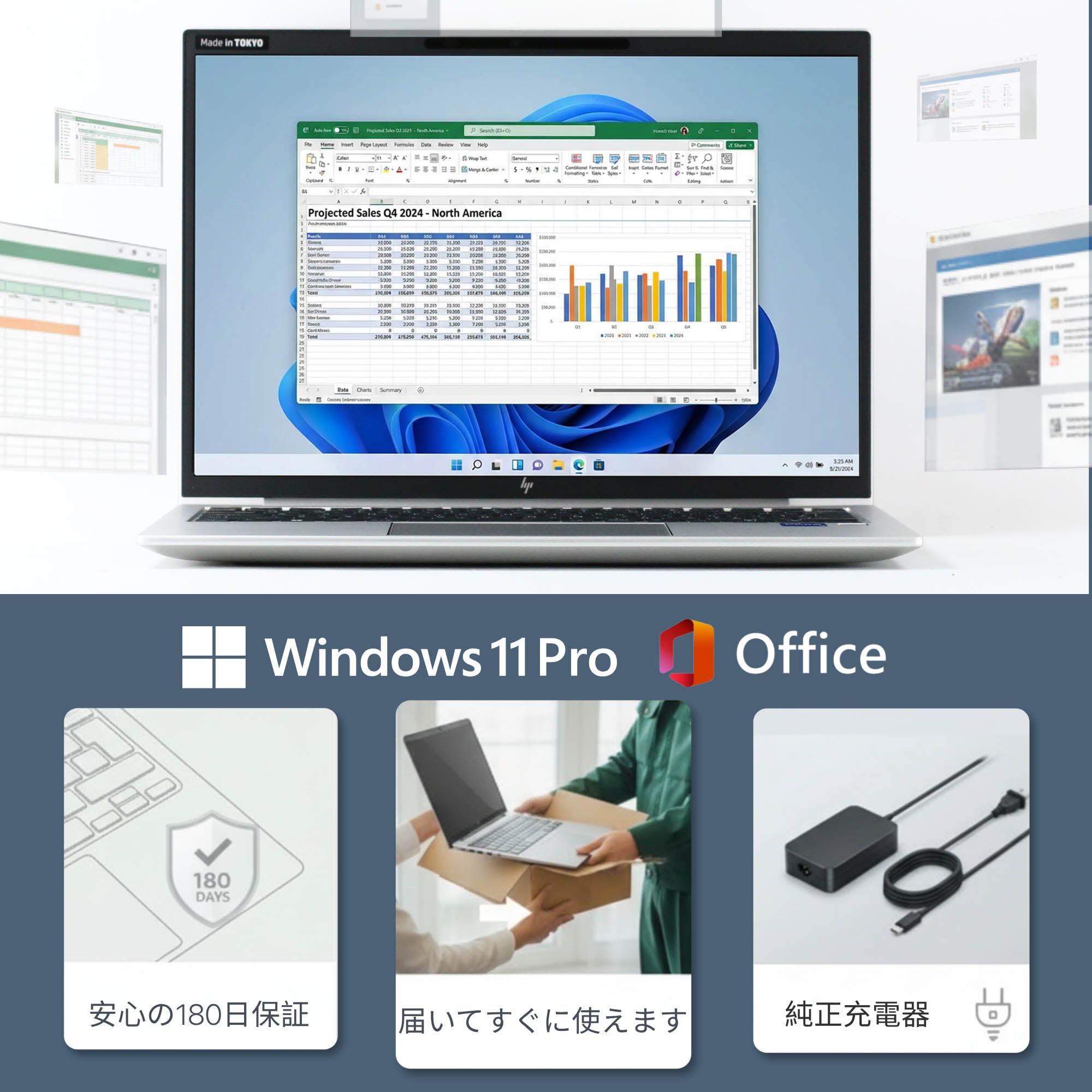 HP EliteBook 830 G9 - Windows 11 Pro / Office搭載・安心保証付き