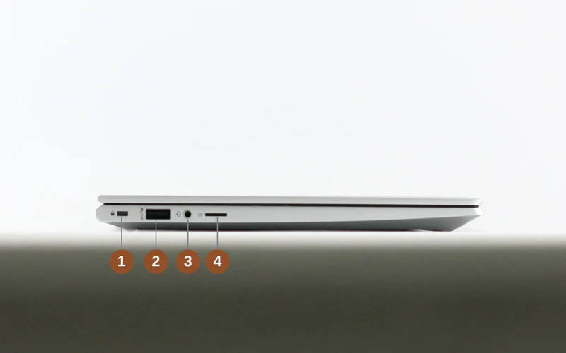 HP ProBook 430 G8 - 本体左側面の接続ポート・インターフェース