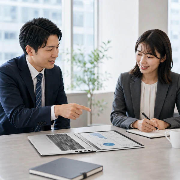HP ProBook 450 G10 の180度開閉可能なヒンジデザイン