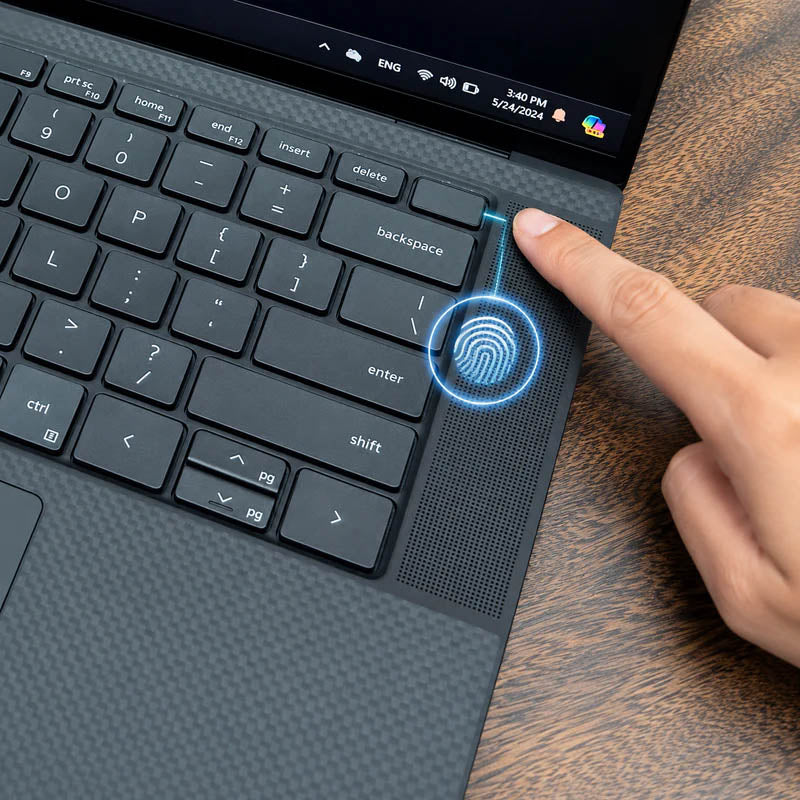 HP ProBook 450 G8 の電源ボタン一体型指紋センサーによるセキュリティ機能
