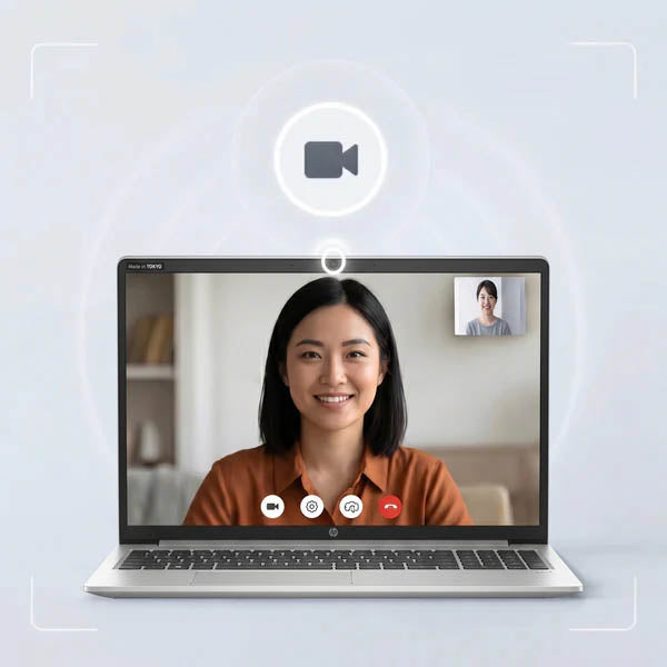 HP ProBook 450 G8 - Webカメラ搭載・高画質なビデオ通話に対応