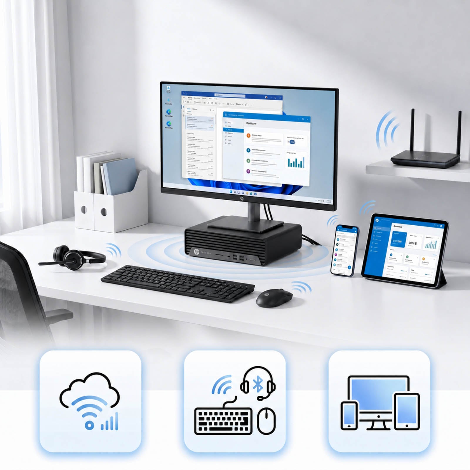 HP ProDesk 600 G6 SFF - Wi-Fi・Bluetooth ワイヤレス接続機能