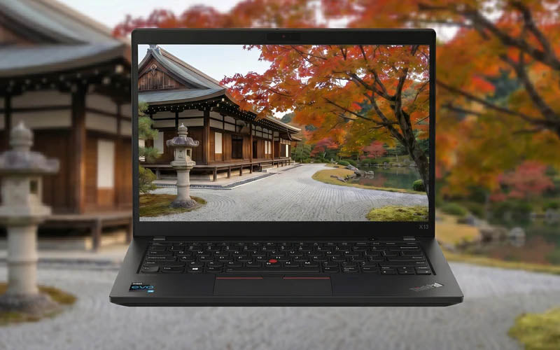 Lenovo ThinkPad X13 Gen 2は、13.3インチのWUXGAアンチグレア液晶ディスプレイを搭載しています。