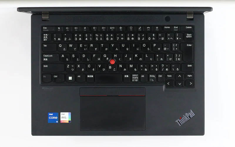 Lenovo ThinkPad X13 Gen 2 日本語キーボードの配列とトラックポイント