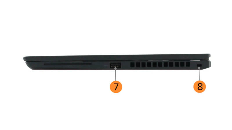 Lenovo Thinkpad X13 Gen 2 - 本体右側面の接続ポート・インターフェース