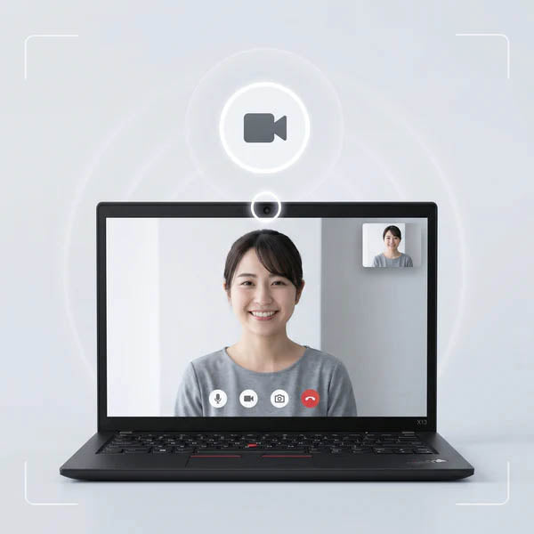 Lenovo Thinkpad X13 Gen 2 - Webカメラ搭載・高画質なビデオ通話に対応