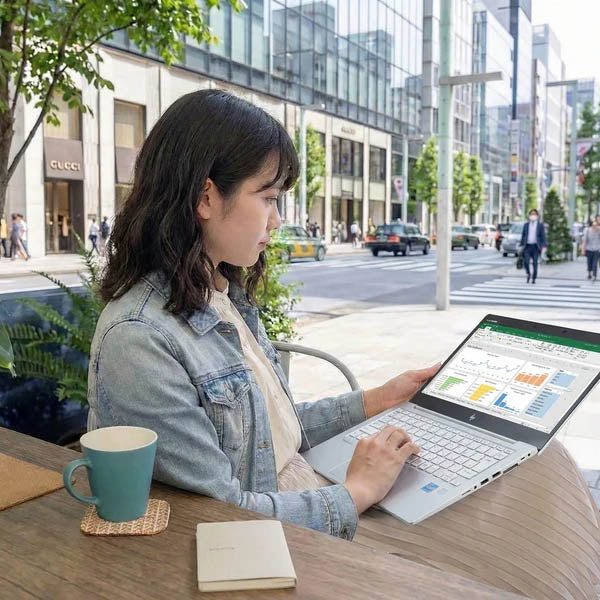 Panasonic Let’s Note FV1 の180度開閉可能なヒンジデザイン