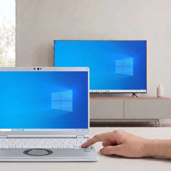 Panasonic Let’s Note FV1 画面ミラーリング機能