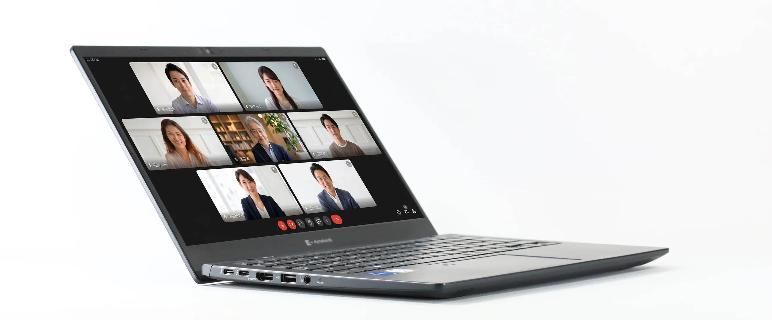 Toshiba Dynabook G83 HV - 薄型軽量ボディと快適なタイピング設計を可能にするチルトアップヒンジ