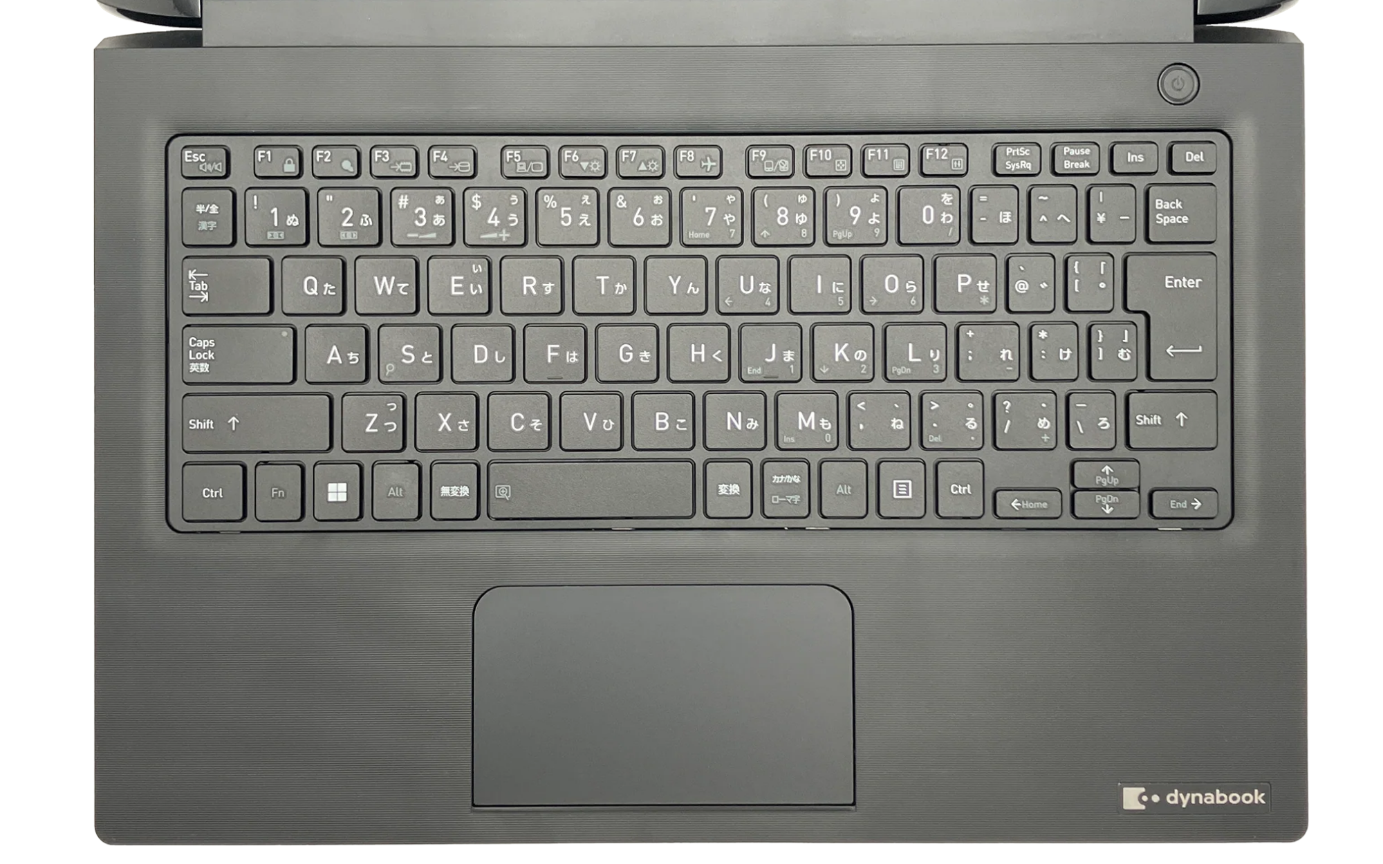 Toshiba Dynabook S73/HSは、日本語キーボードと日本語タッチパッドを搭載しています。