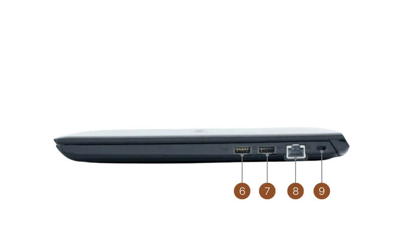 Toshiba Dynabook S73/HS - 本体右側面の接続ポート・インターフェース