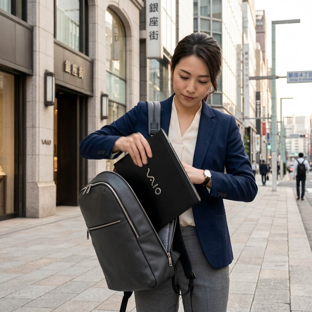 VAIO Pro VK - 究極の薄型ボディでバッグやリュックにすっきり収納できる軽量デザイン